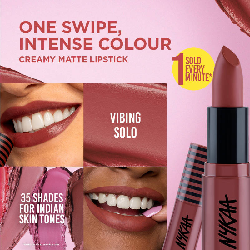 Nykaa Cosmetics So Creme! Creamy Matte Lipstick - Shade Names N–Z