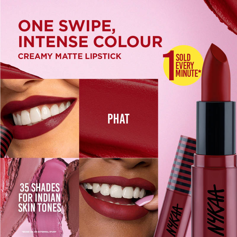 Nykaa Cosmetics So Creme! Creamy Matte Lipstick - Shade Names N–Z