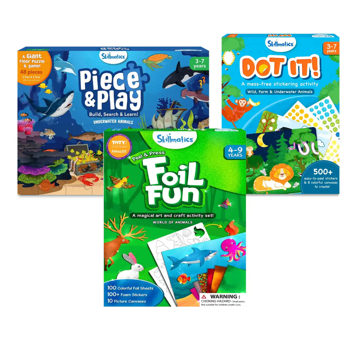 Skillmatics Animal Adventure Bundle (ages 3-9)