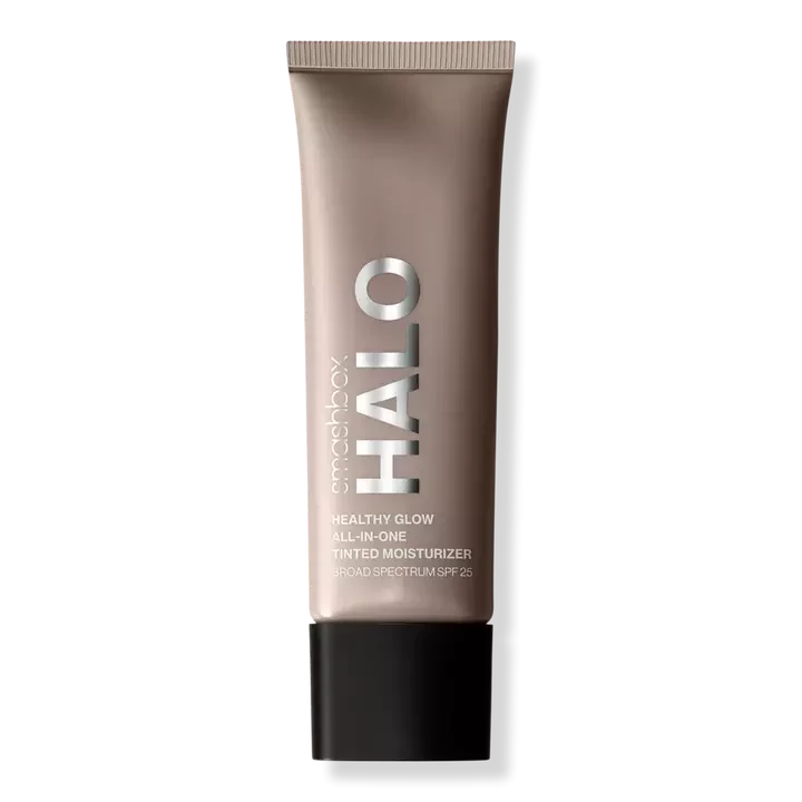 Smashbox Halo Healthy Glow All-in-one Tinted Moisturizer with Hyaluronic Acid, Niacinamide & SPF 25- Medium