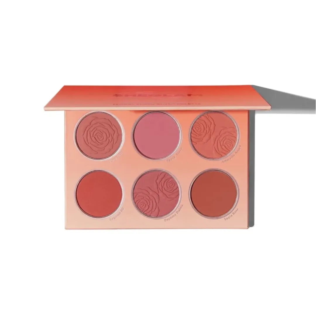 Sheglam Floral Flush Blush Palette-Blushing Bouquet Joues Floral Flush