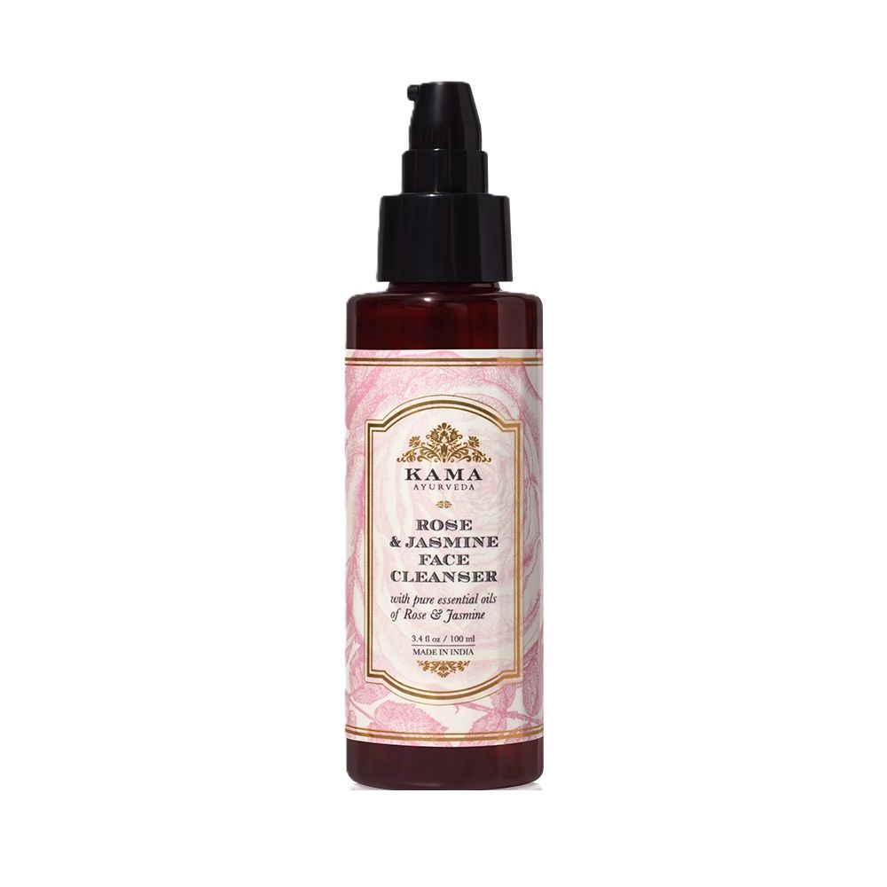 Kama Ayurveda Rose Jasmine Face Cleanser For Clear Skin- Gentle & Hydrating Face Wash (100ml)