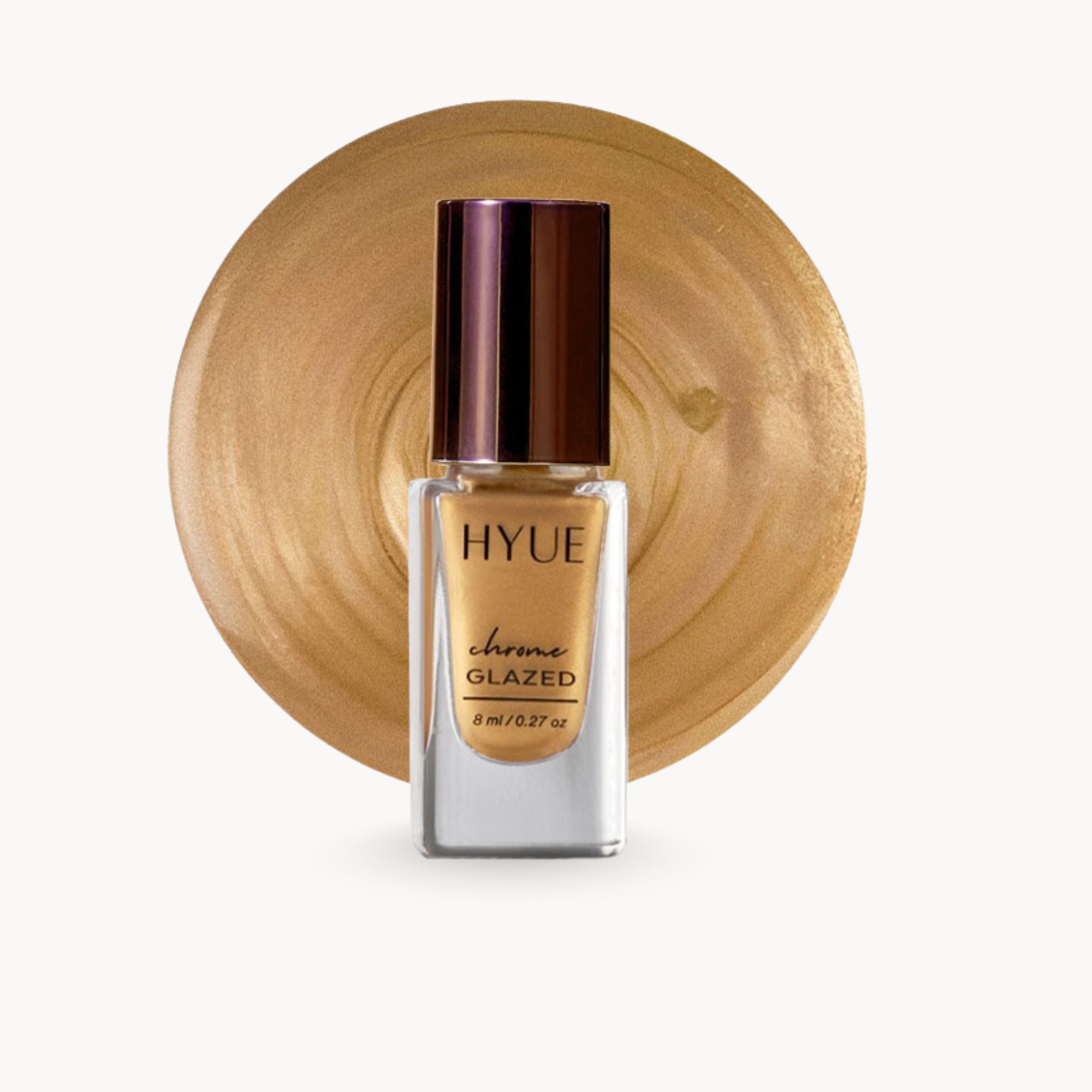 HYUE Chrome Glazed Nail Paint - GOLD MINE (8ml)