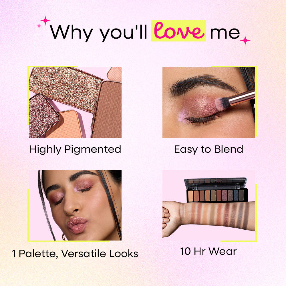 Nykaa Eyes On Me! 10-in-1 Eyeshadow Palette