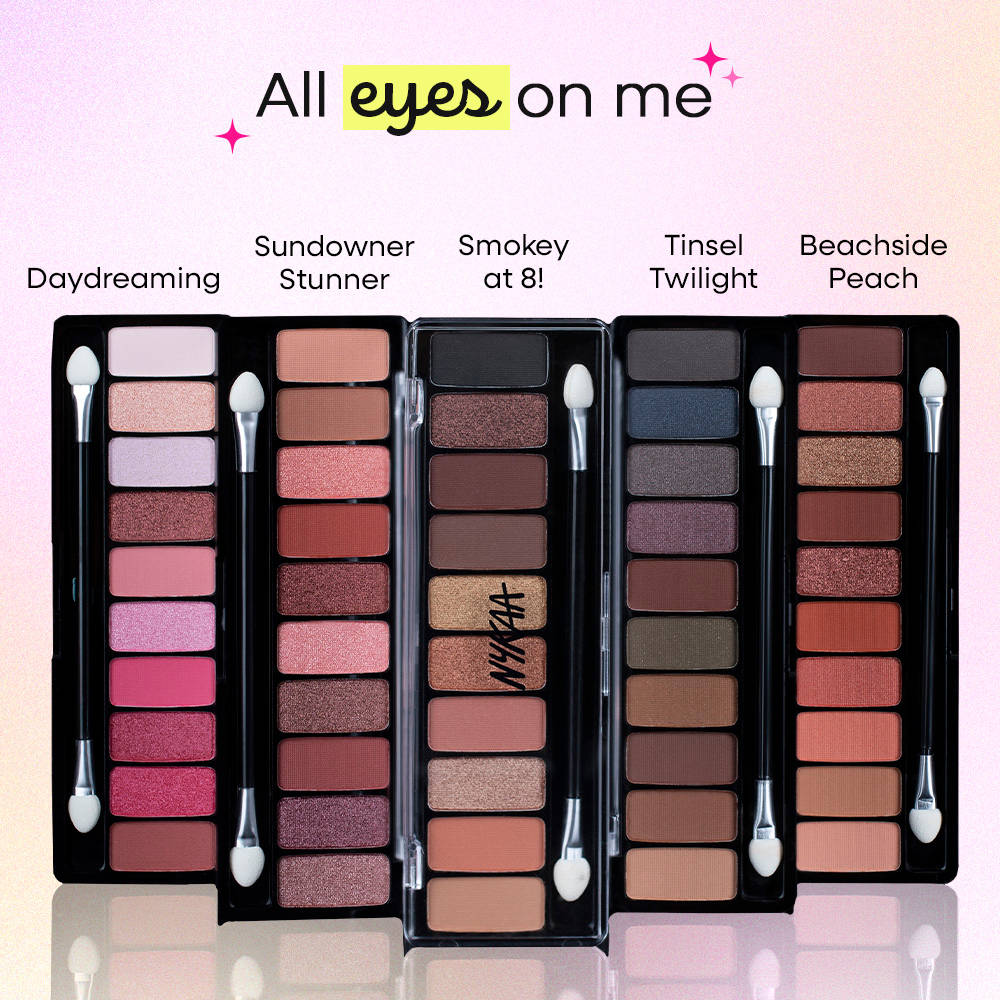 Nykaa Eyes On Me! 10-in-1 Eyeshadow Palette
