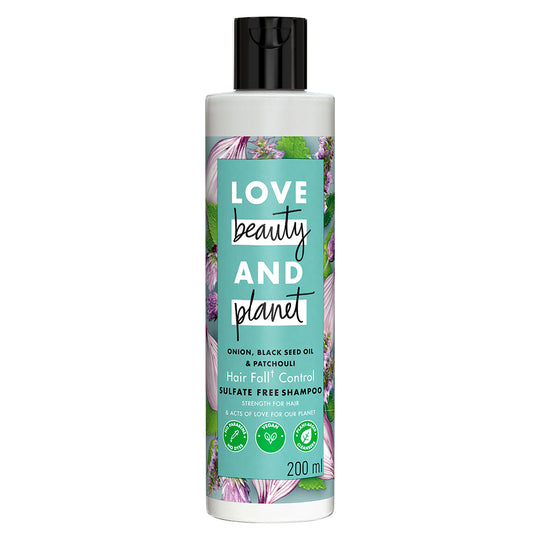 Love Beauty & Planet Onion, Black Seed & Patchouli Shampoo + Hair Mask Combo - 200ml Each