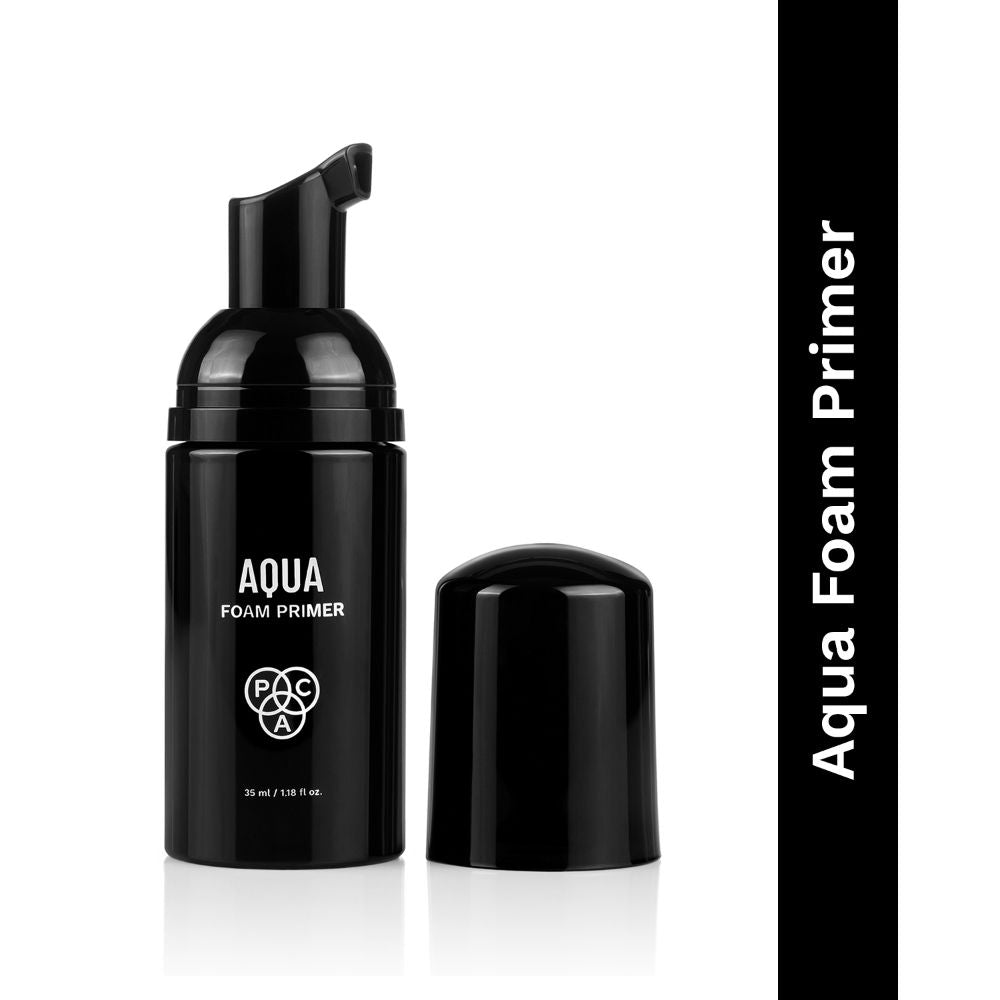 PAC Aqua Foam Primer - Hydrating, Lightweight, Non Sticky Feel, Locks Makeup, Easy Pump Dispenser (35ml)