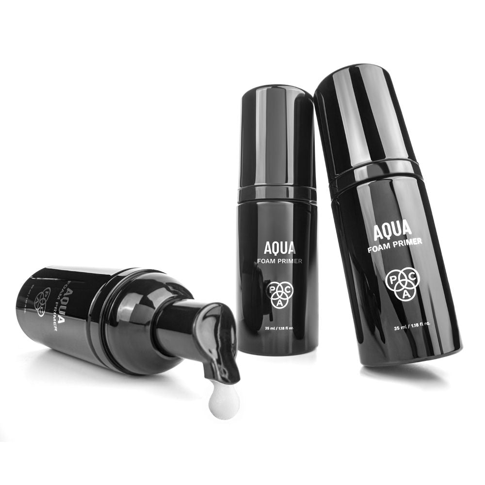 PAC Aqua Foam Primer - Hydrating, Lightweight, Non Sticky Feel, Locks Makeup, Easy Pump Dispenser (35ml)