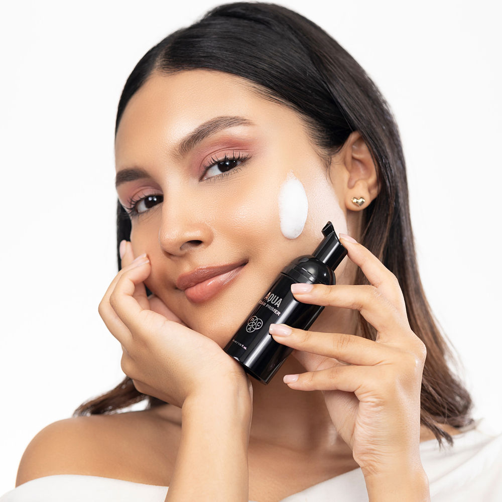 PAC Aqua Foam Primer - Hydrating, Lightweight, Non Sticky Feel, Locks Makeup, Easy Pump Dispenser (35ml)