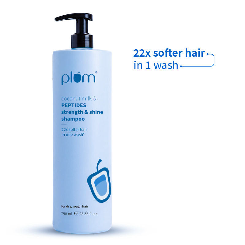 Plum Coconut Milk & Peptides Strength And Shine Shampoo (750ml)