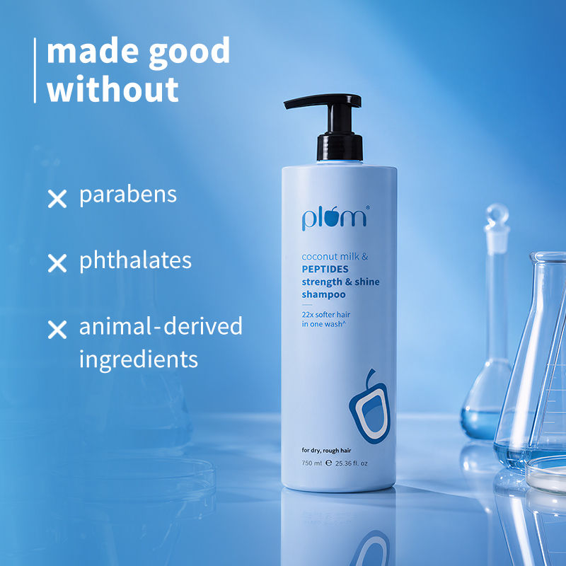 Plum Coconut Milk & Peptides Strength And Shine Shampoo (750ml)