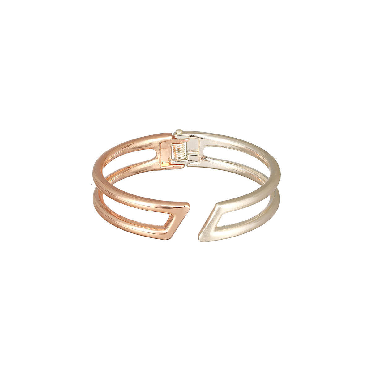 Aatmana Dual Tone Cuff Bracelet