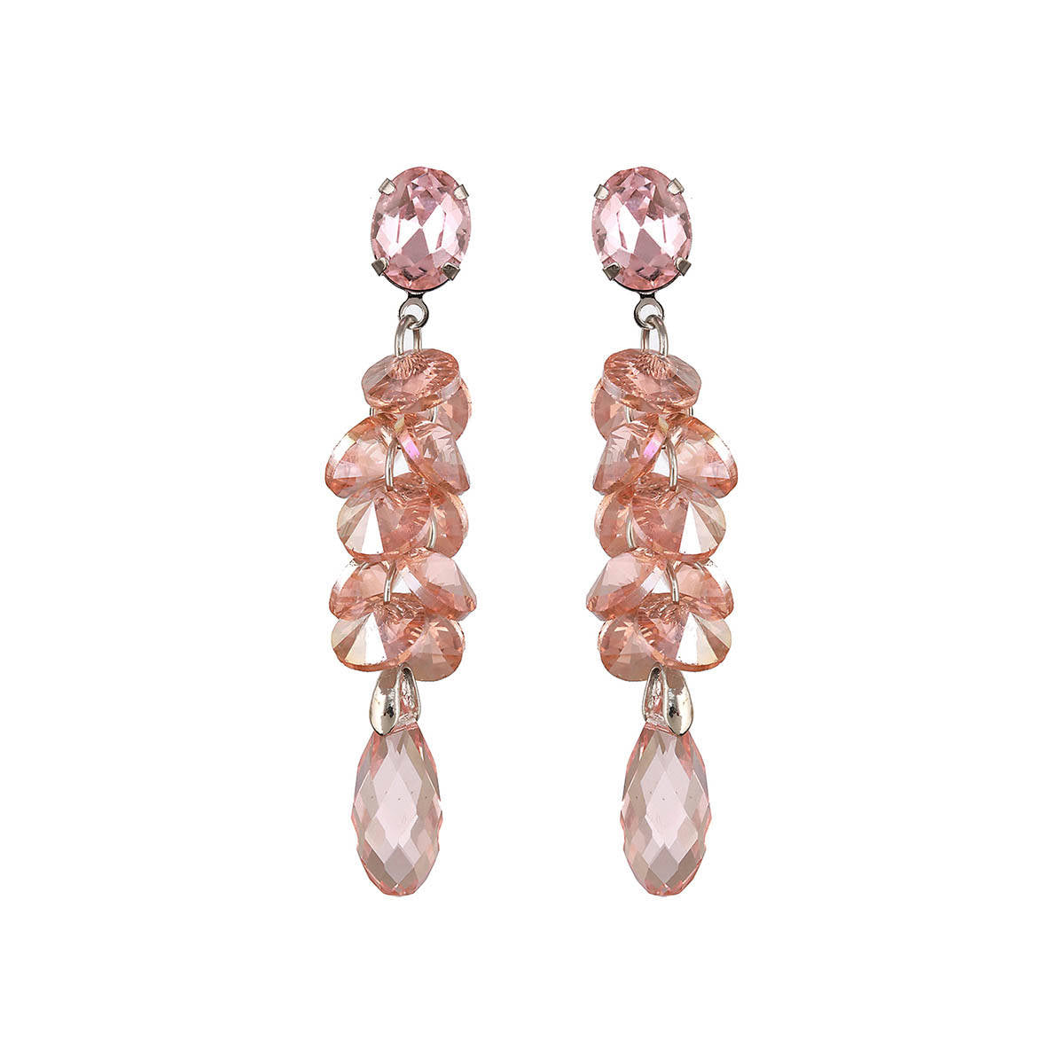 Aatmana Peach Drop Earrings