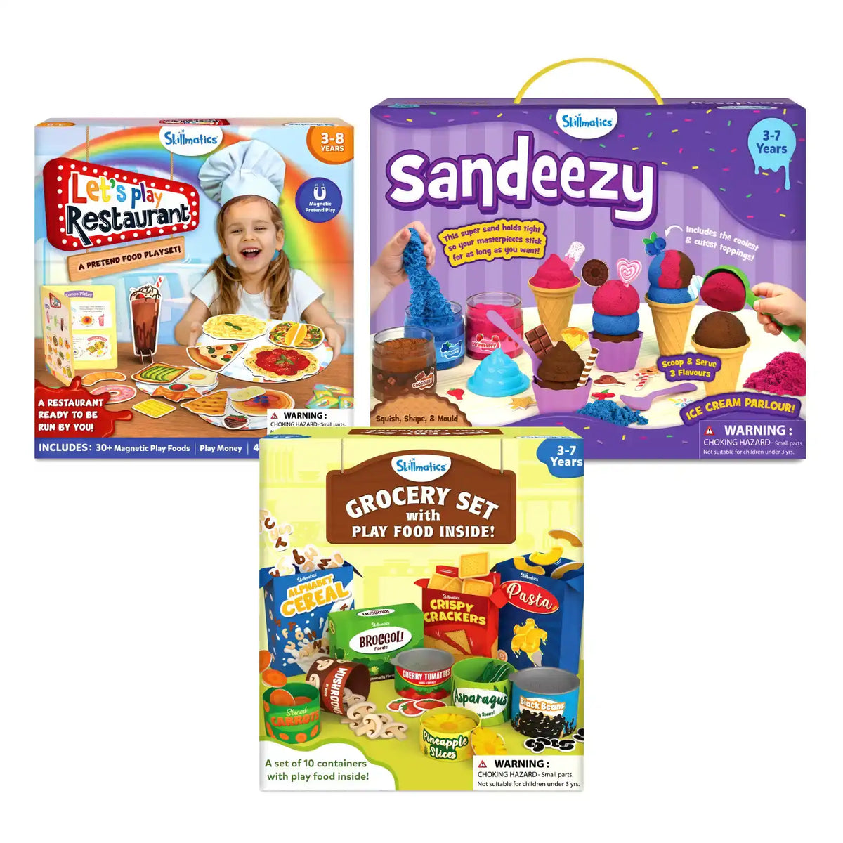 Skillmatics All-in-One Pretend Play Food Set (ages 3-8)