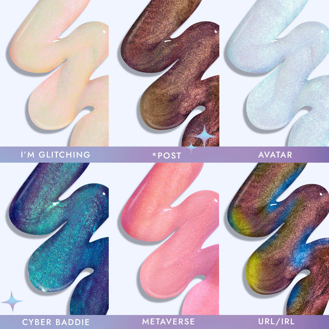 Nykaa Cosmetics Stardust Dual Chrome Eyeliner with Holographic Finish - URL/IRL