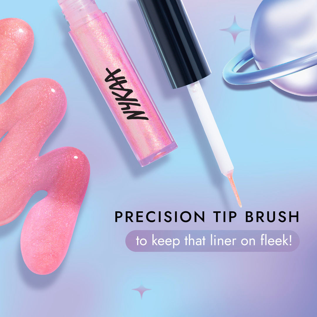 Nykaa Cosmetics Stardust Dual Chrome Eyeliner with Holographic Finish - Metaverse