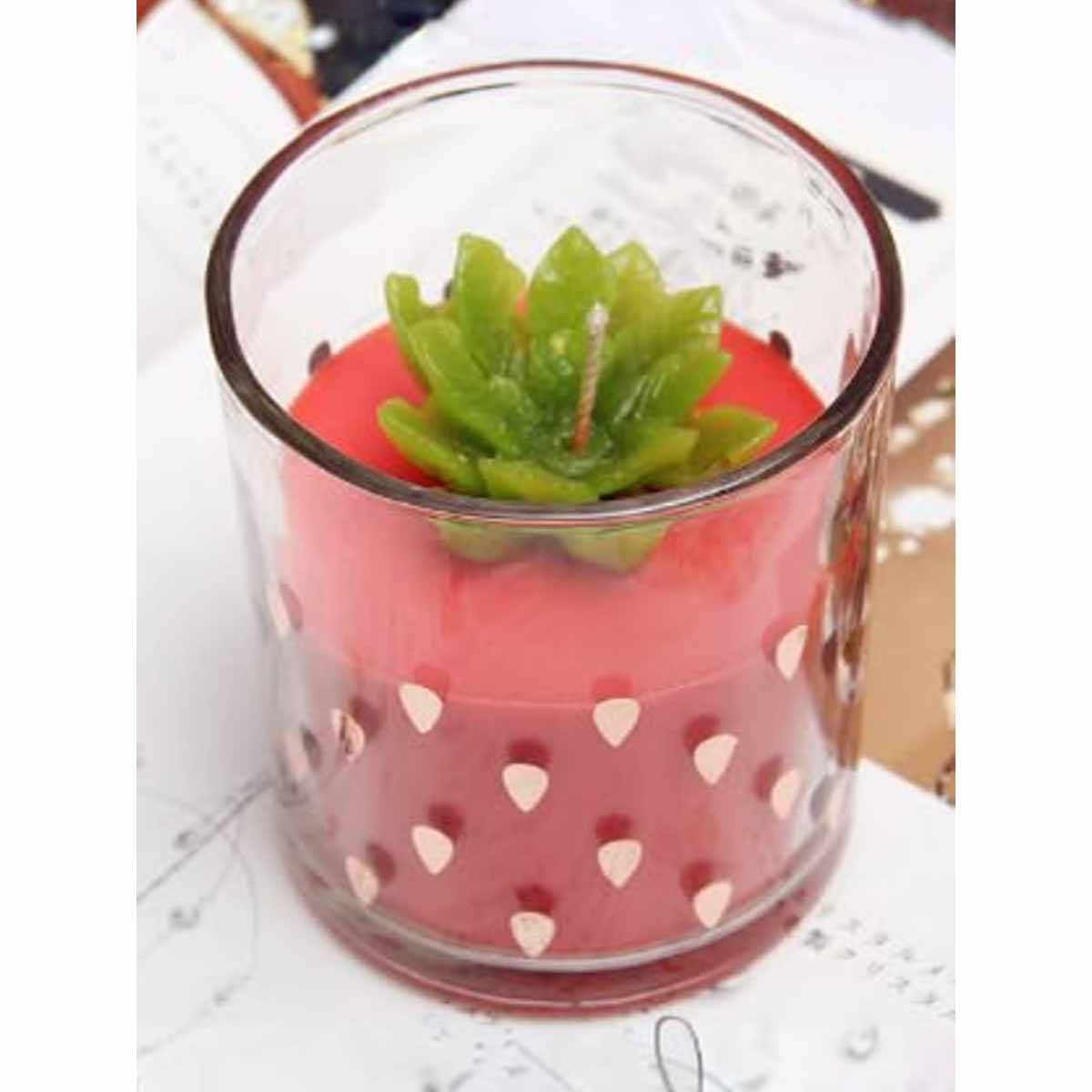 Absorbia Red Strawberry Scented Candle · One Size