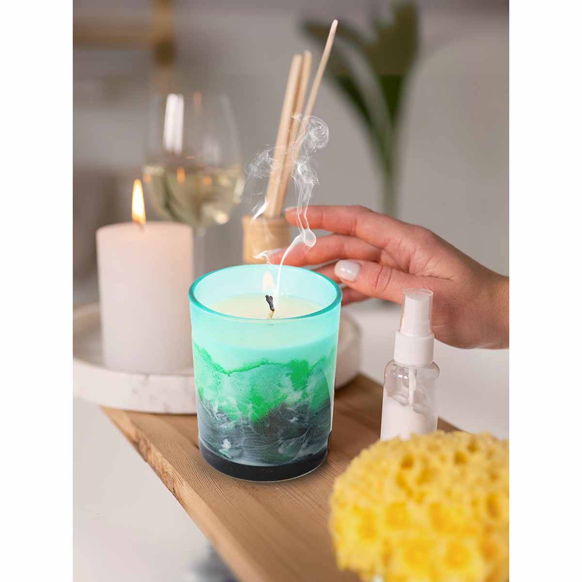 Absorbia Green Mountains and Waters Scented Candle · One Size