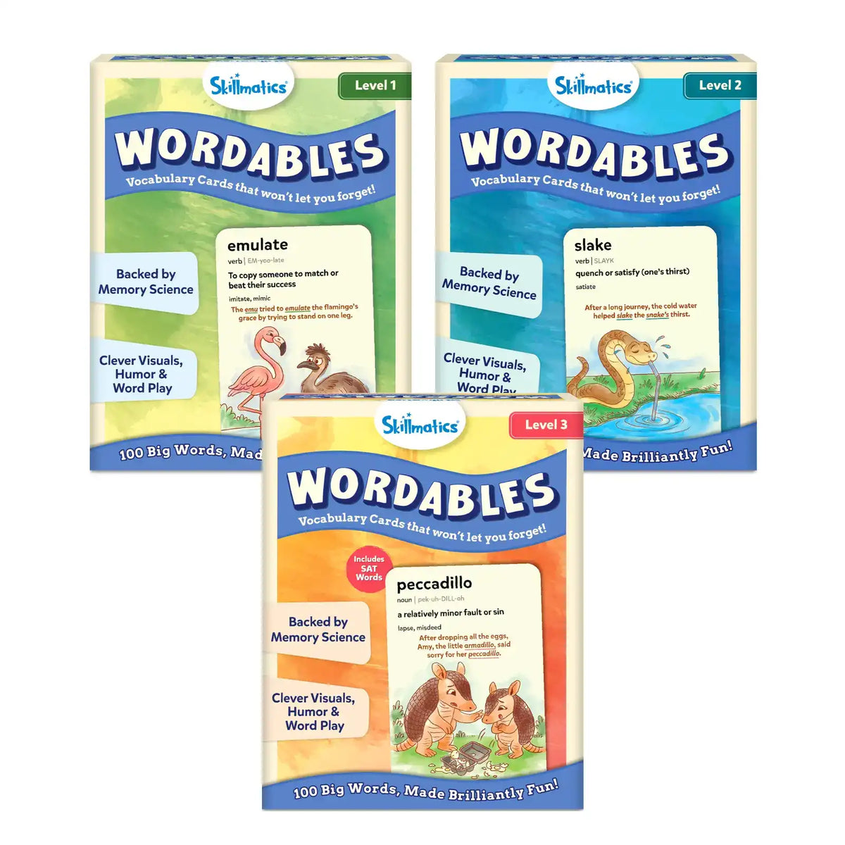 Skillmatics Vocabulary Builders Bundle (ages 8+)