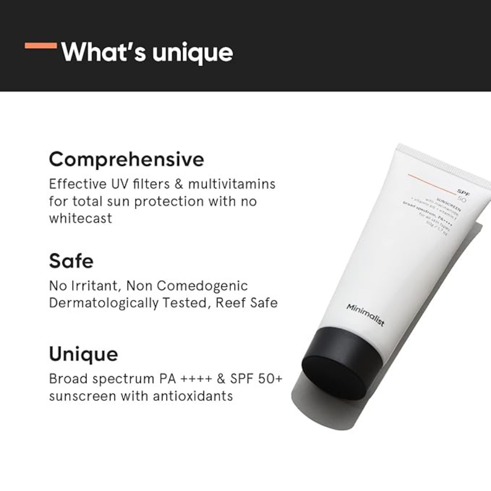 MINIMALIST SPF 50 SUNSCREEN 50GM