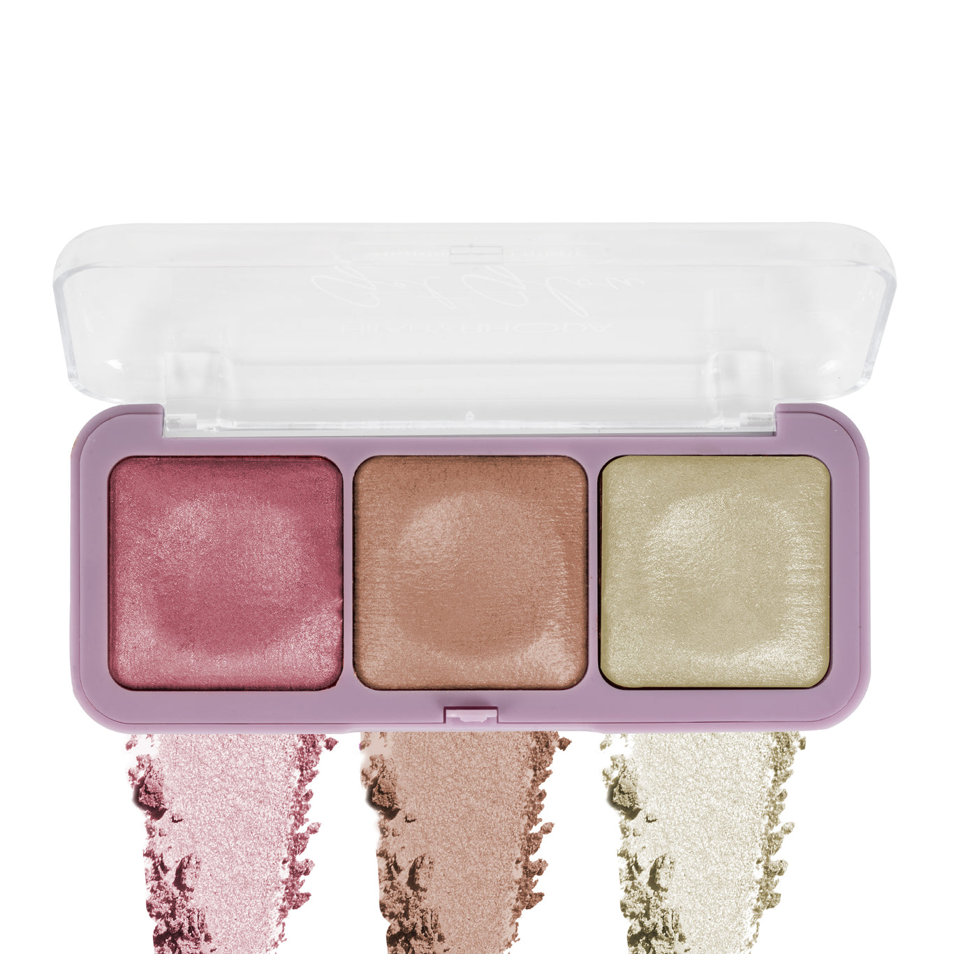 Get Glow Highlighter Palette Ultra Blendable Shades | Long-Lasting Formula | Highly Pigmented | Shimmer Finish | Weightless Feel | Illuminating Glow   Color: Shade 04
