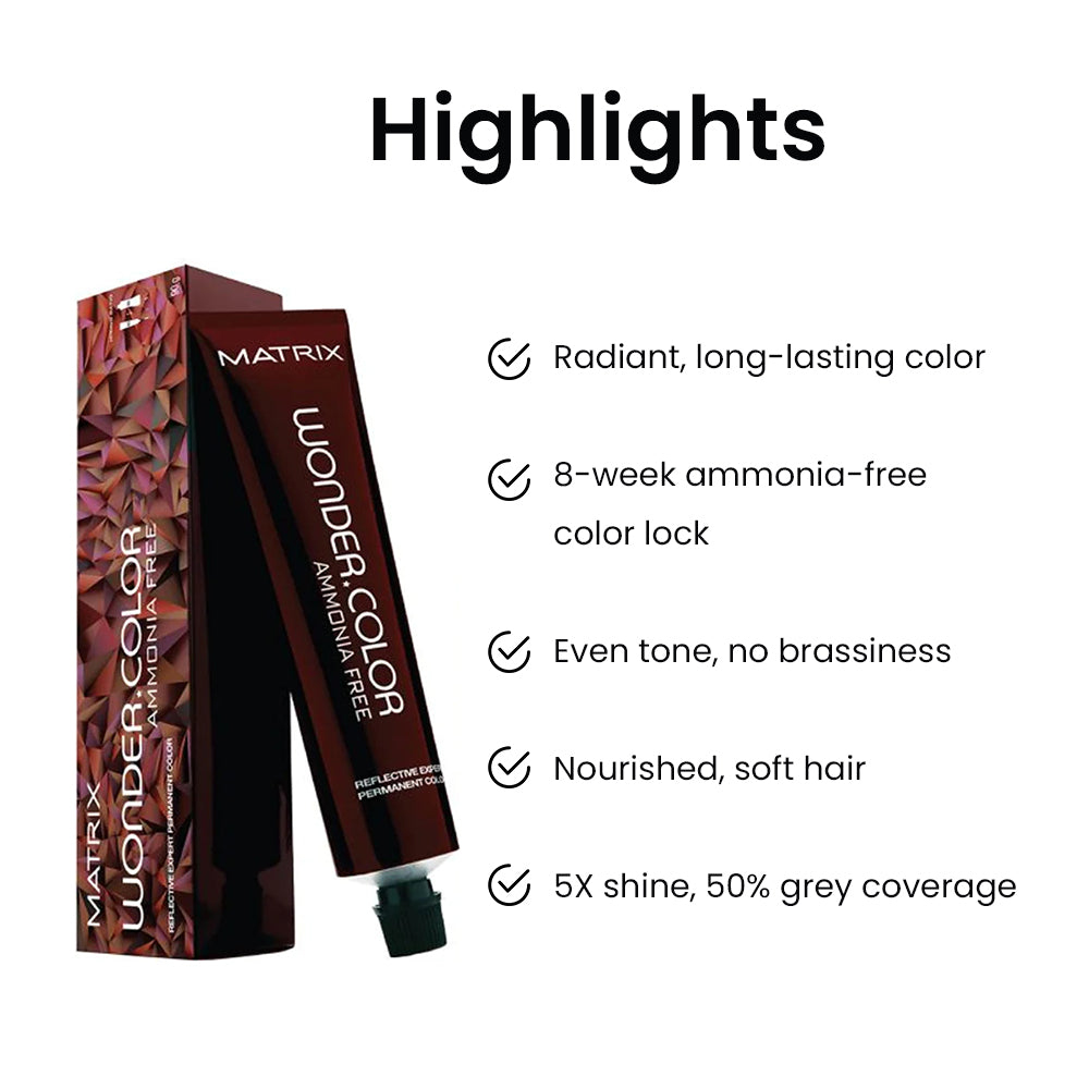 Matrix Wonder Color Ammonia Free 5.25 (Violet Mahogany Light Brown)_390 90g