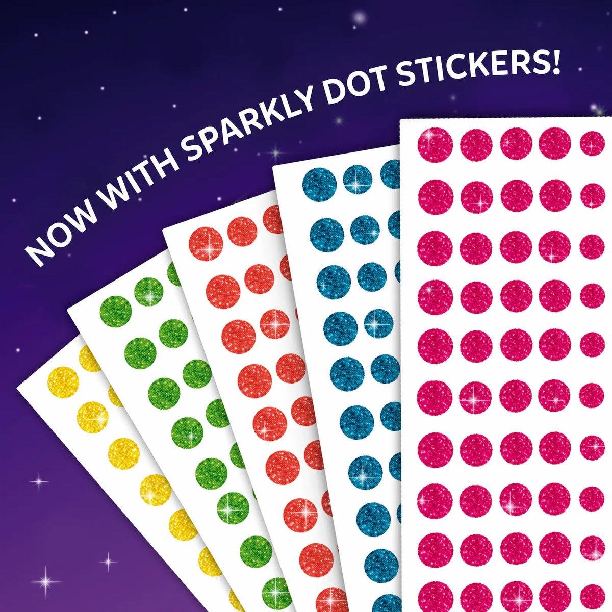 Skillmatics Dot it! Sparkle Edition - Unicorns & Princesses | No mess sticker art (ages 3-7)