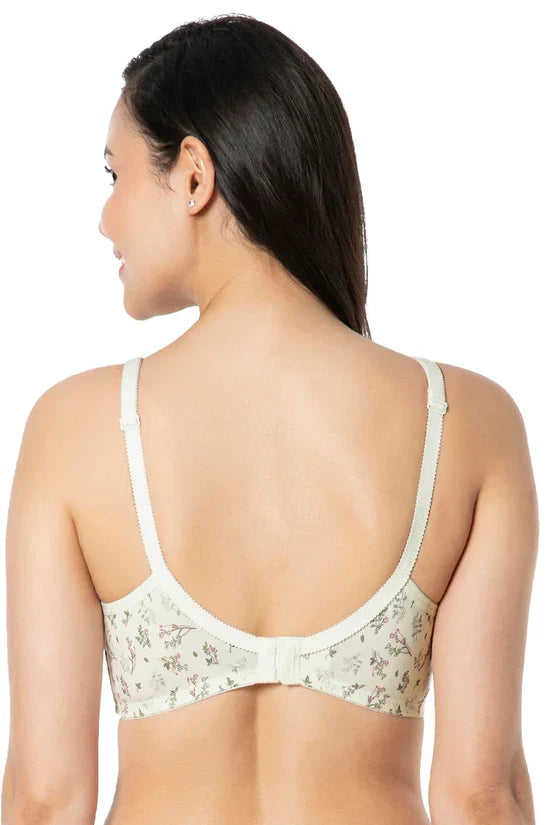 AMANTE-BRA10421 Cool Contour Non-Padded Bra with Aloe Finish 32B / BLACK