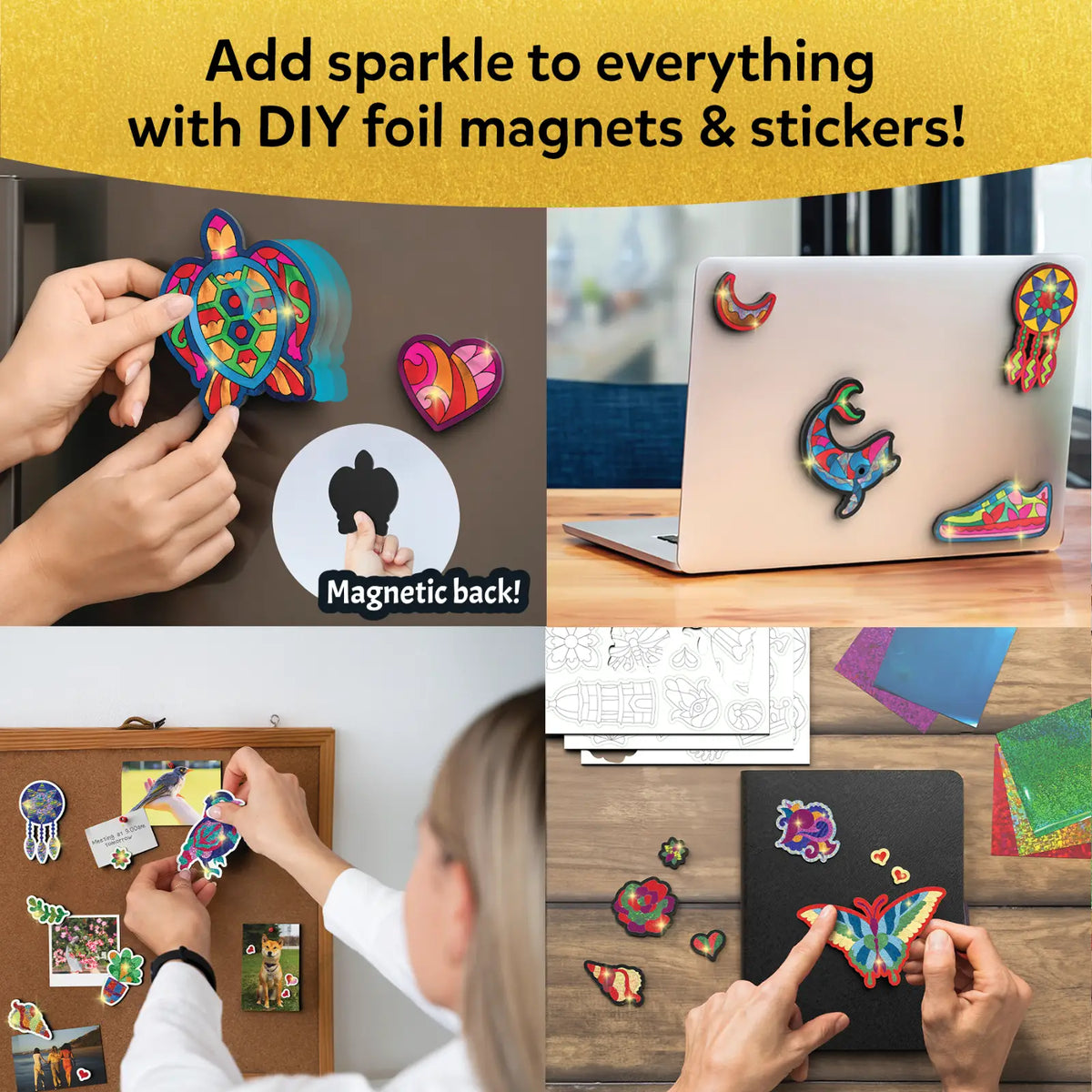 Skillmatics Foil Fun Pretty Patterns | No Mess Art Kit (Ages 7+)