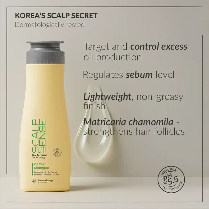 Beauty Garage ScalpSense Oil Out Shampoo-200ML
