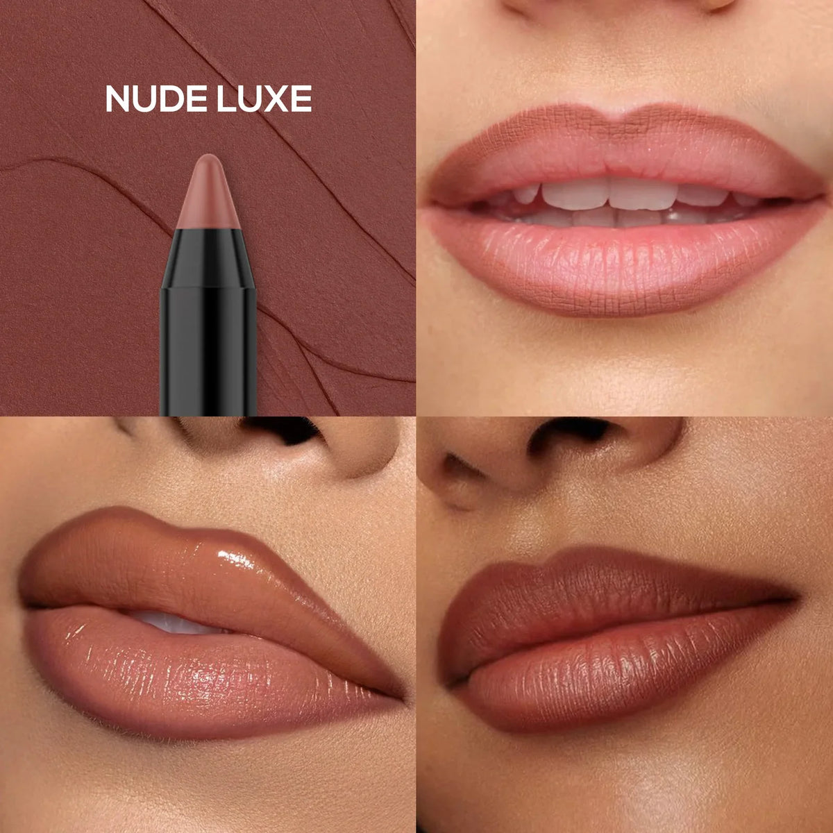 RENEE Stay Sharp Matte Lip Liner, Waterproof & Smudge-Resistant 1.4g 01 Nude Luxe
