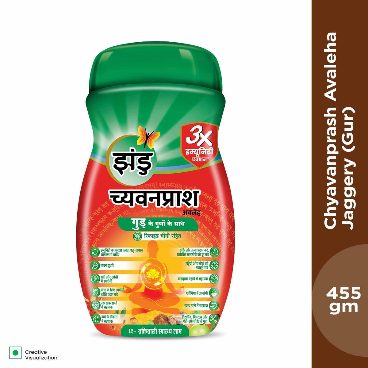 Zandu-O Zandu Avaleha Jaggery Chyavanprash with Jaggery for Immunity 455g