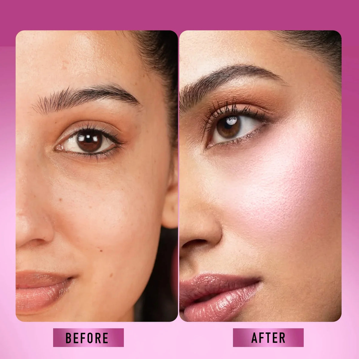 RENEE Yours Truly Strobe Cream | 3-In-1 Highlighter, Primer & Moisturiser, 30g Pink
