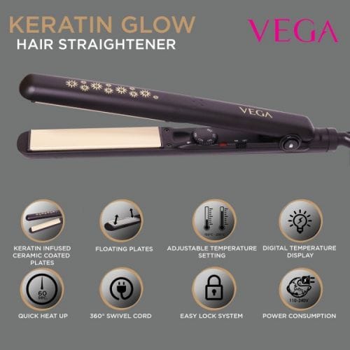 Vega - Keratin Glow Hair Straightener (VHSH-20)