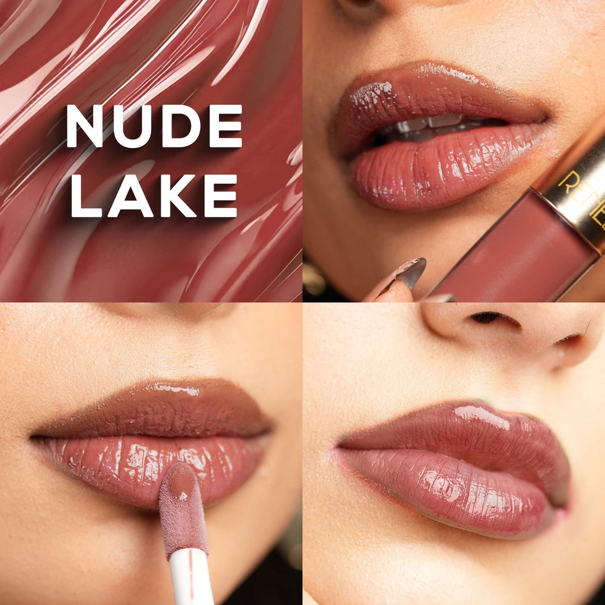 RENEE H2O Hydrating Liquid Lipstick 4ml Brown Brook