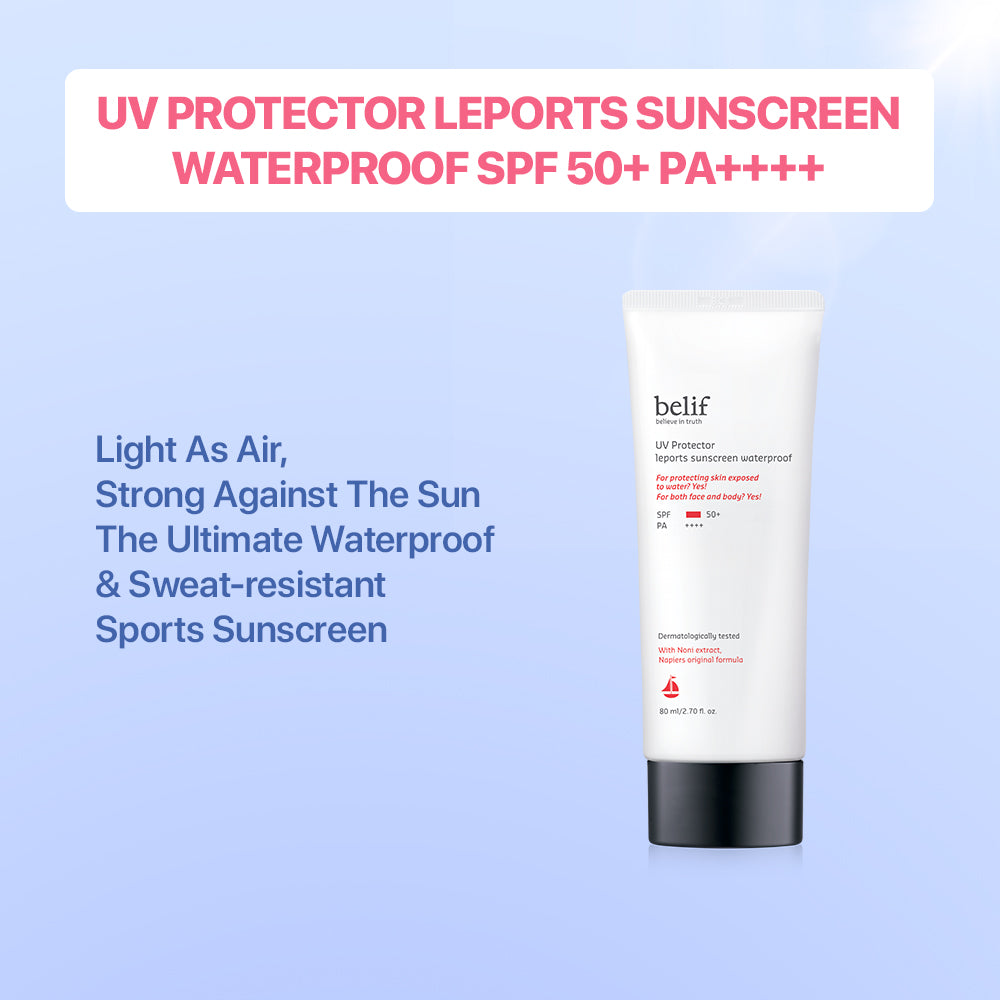 belif India UV Protector leports sunscreen 80ml
