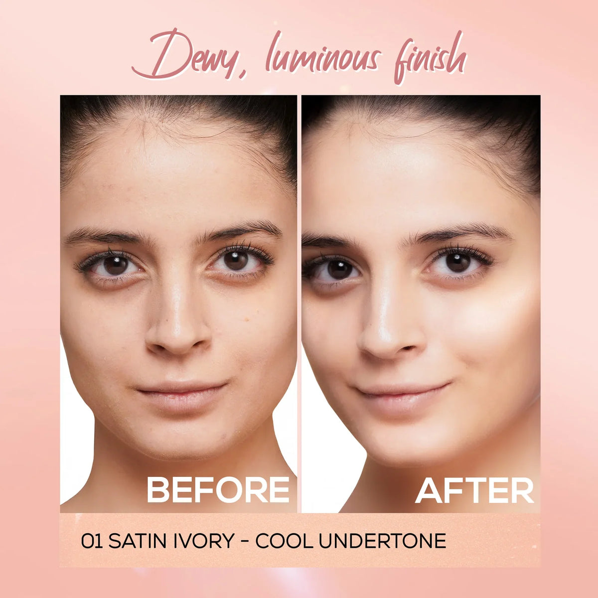 RENEE Lumi Glow Highlighting Liquid Foundation With 3D Glow For Skin 30ml 04 Luminous Sand