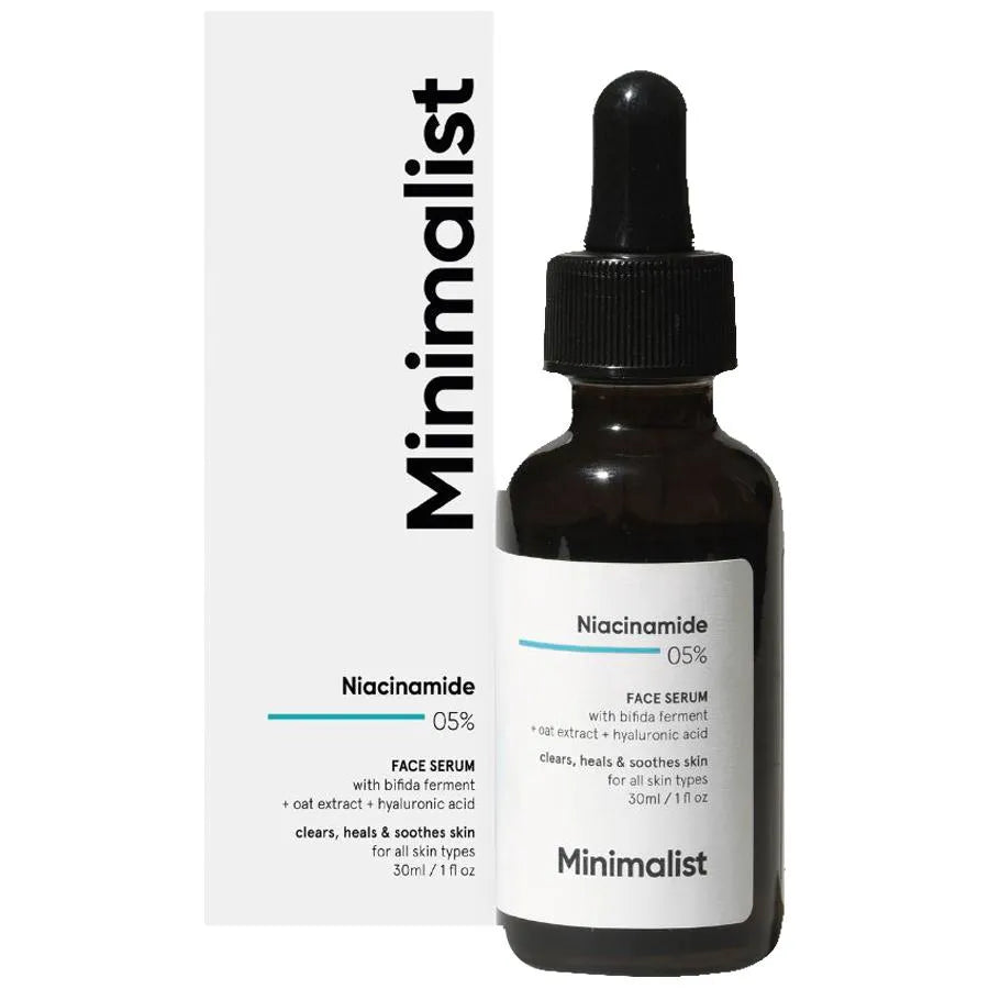 Minimalist Niacinamide 05% Face Serum Clear Heal & Soothes Skin 30ml