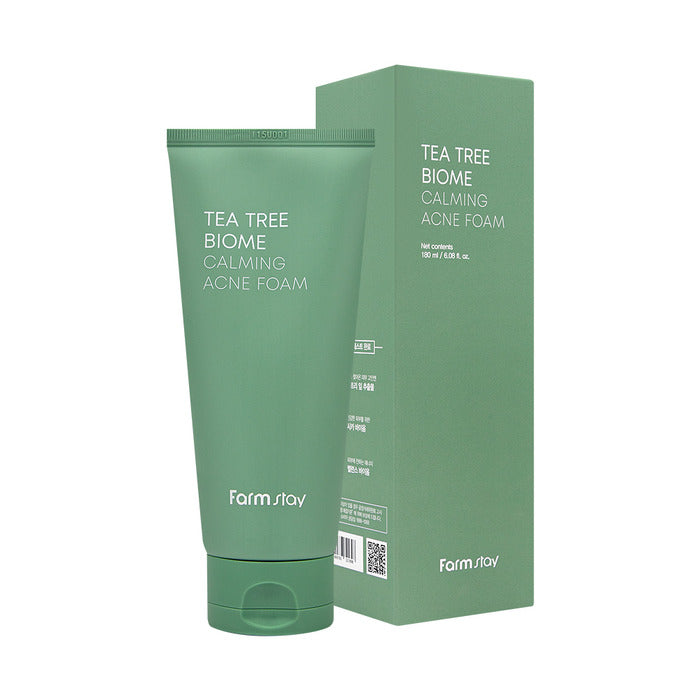 FARMSTAY TEA TREE BIOME CALMING ACNE FOAM