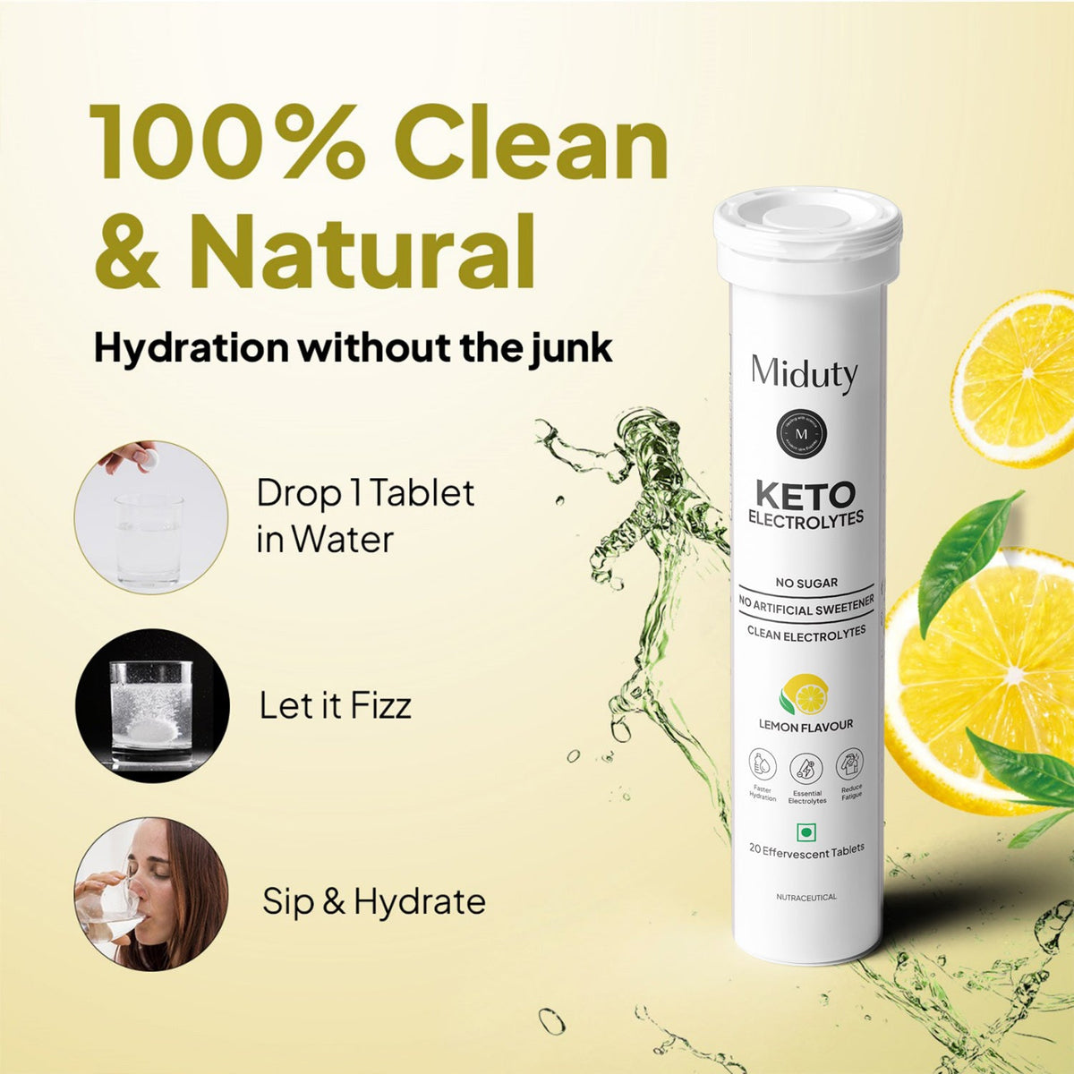 Miduty Keto Electrolytes (Energy Drink)