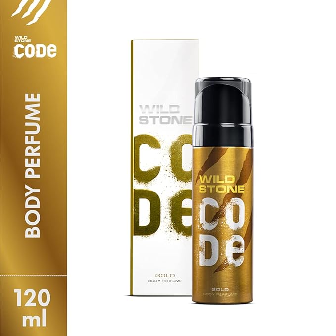 Wild Stone CODE Gold Long Lasting No Gas Perfume Body Spray For Men 120ml