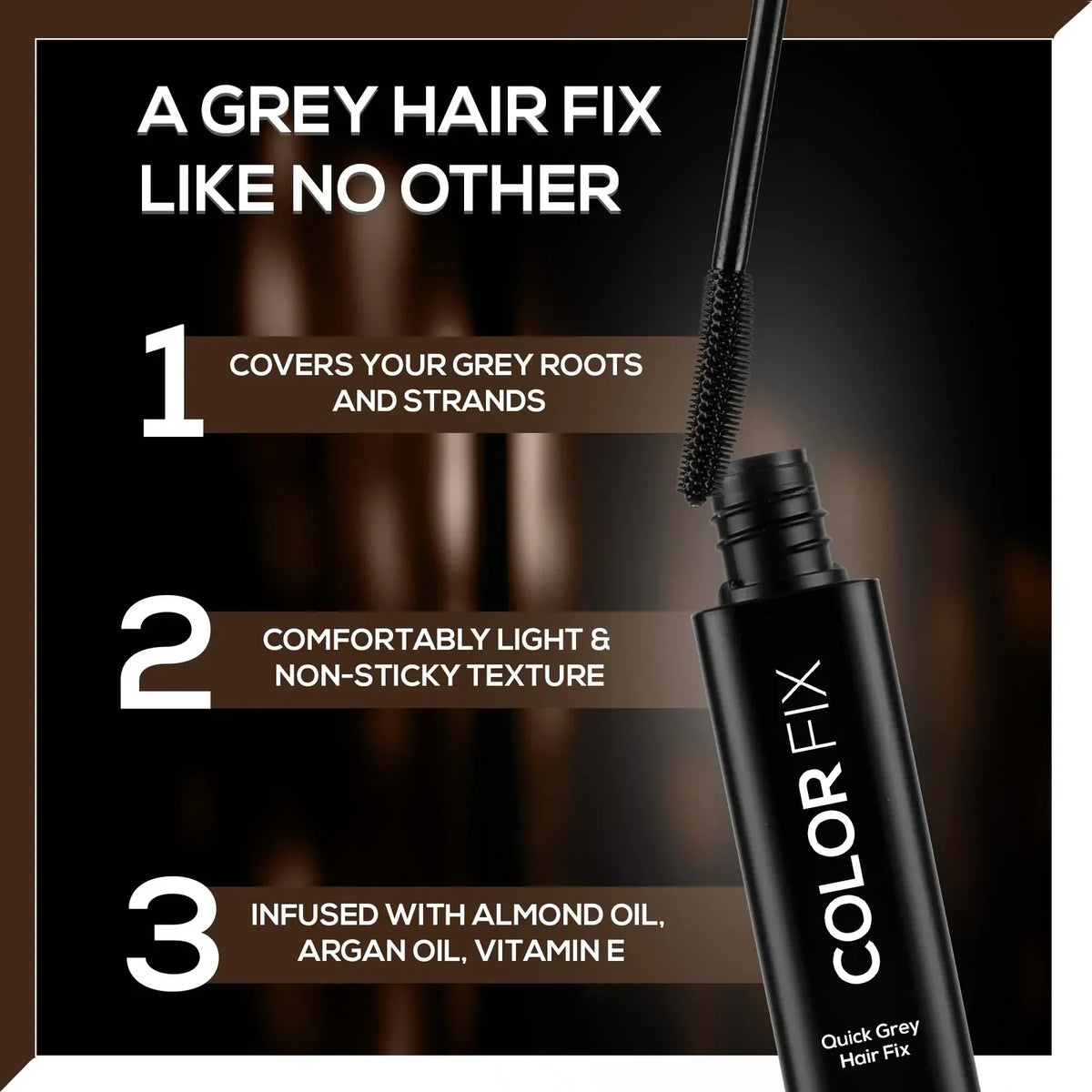 RENEE Color Fix Instant Hair-Colour Touch-Up Stick 15ml Brown