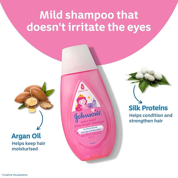 Johnson's Baby Active Kids Shiny Drops Shampoo 200ml