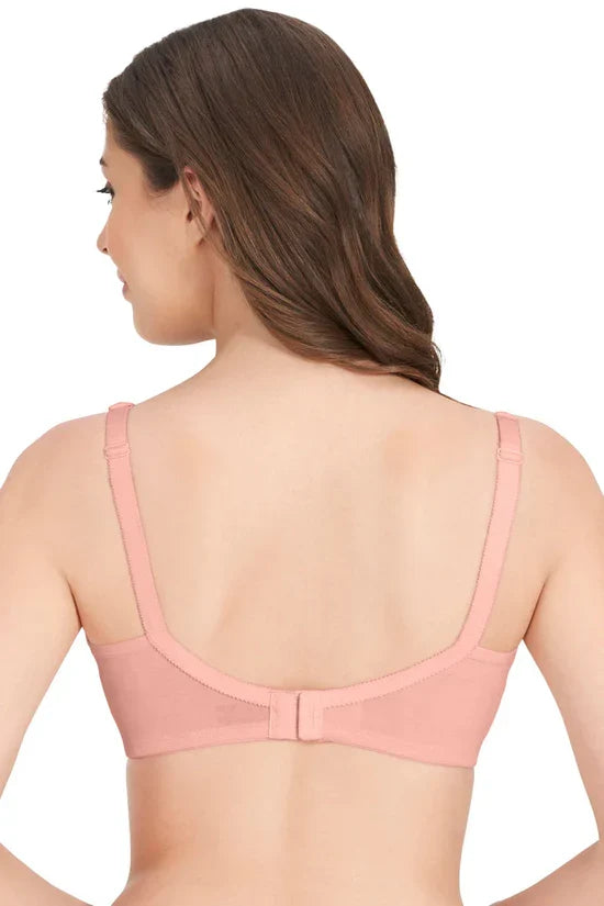 AMANTE-BRA10421 Cool Contour Non-Padded Bra with Aloe Finish 32B / BLACK