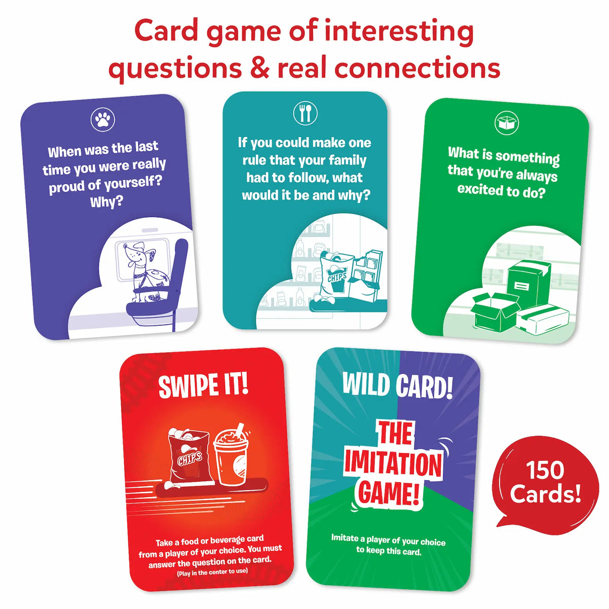 Skillmatics Train of Thought | Conversation Starters (ages 6+)