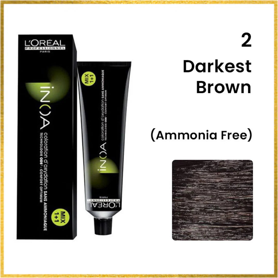Loreal Professionel - Inoa No Ammonia Permanent Hair color (60g)