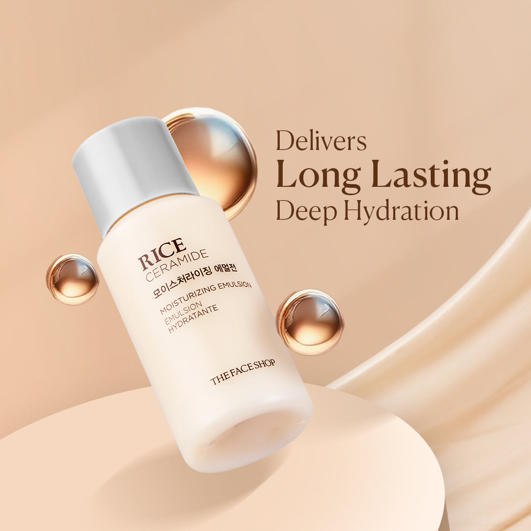 Affiliate Ceramide & Rice Moisturizing Emulsion Mini For Barrier Repair with Korean Rice (34ml)