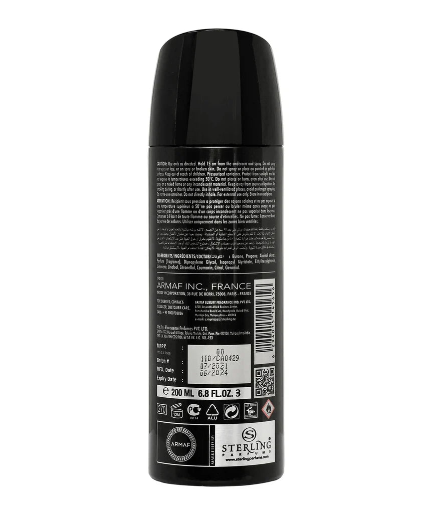 Armaf Ventana Perfume Body Spray For Men 200ml