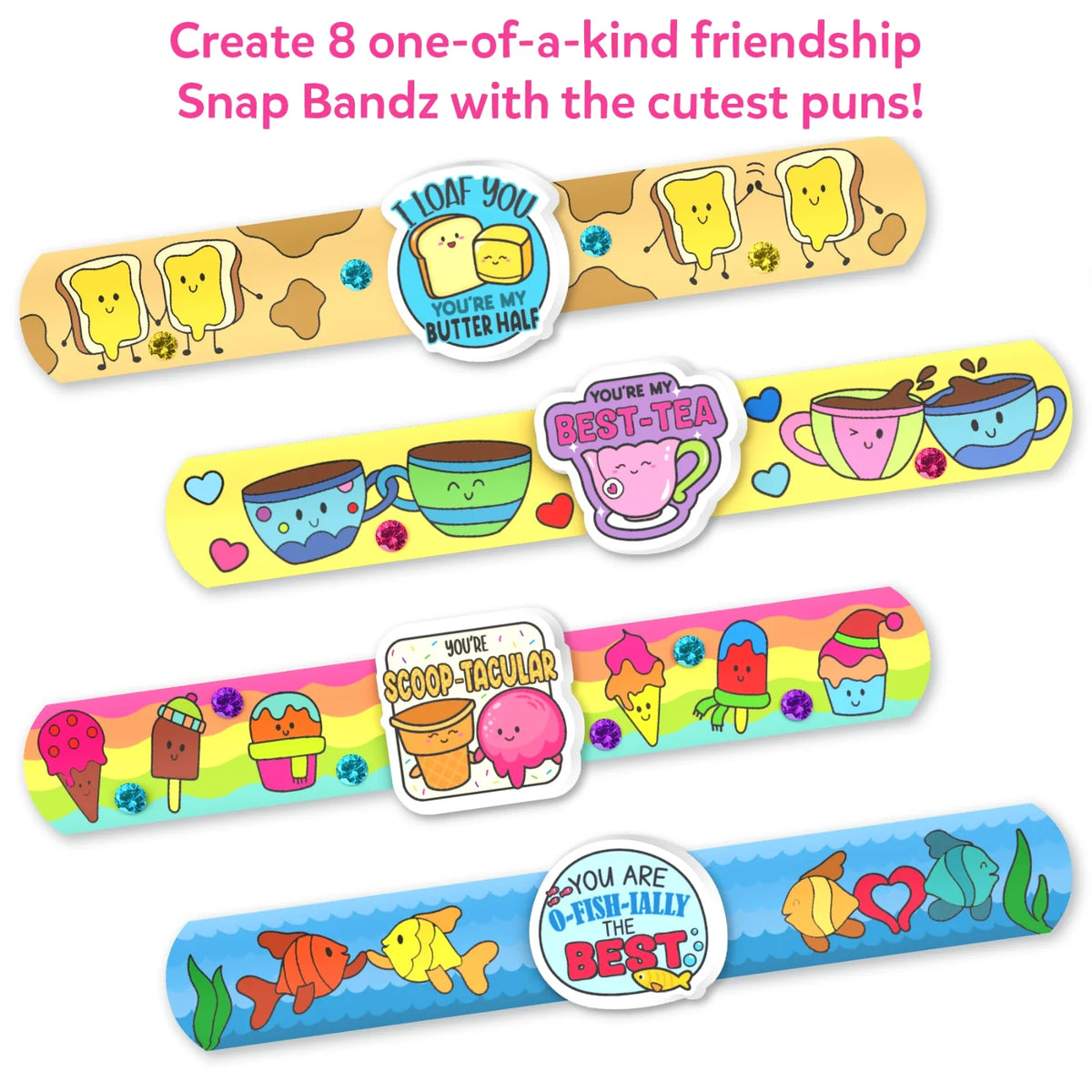 Skillmatics Snap Bandz: Friends Forever | DIY Art & Craft Activity (ages 4-10)