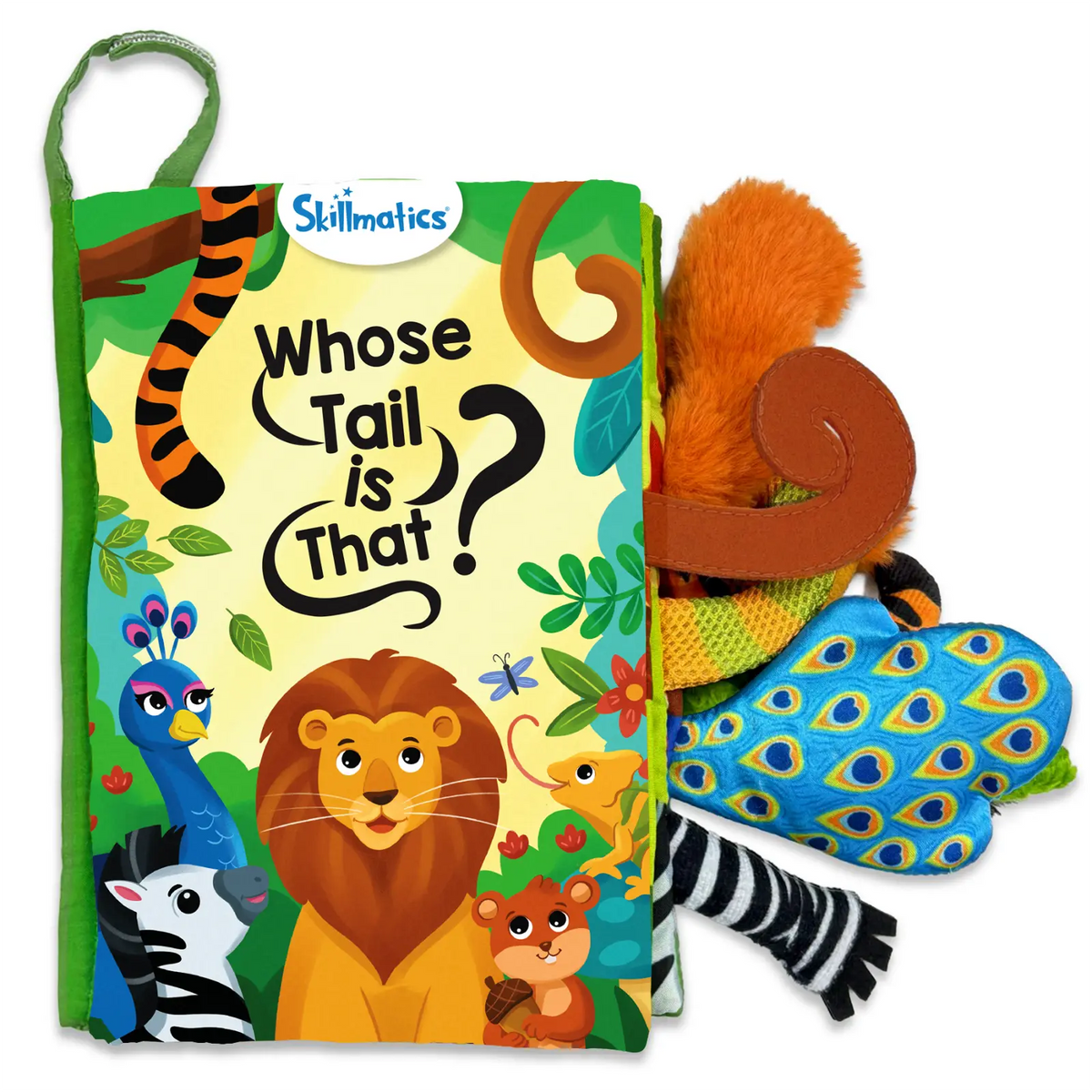 Skillmatics Whose Tail is That? Interactive Baby Book with Crinkle Pages (6–24 months)